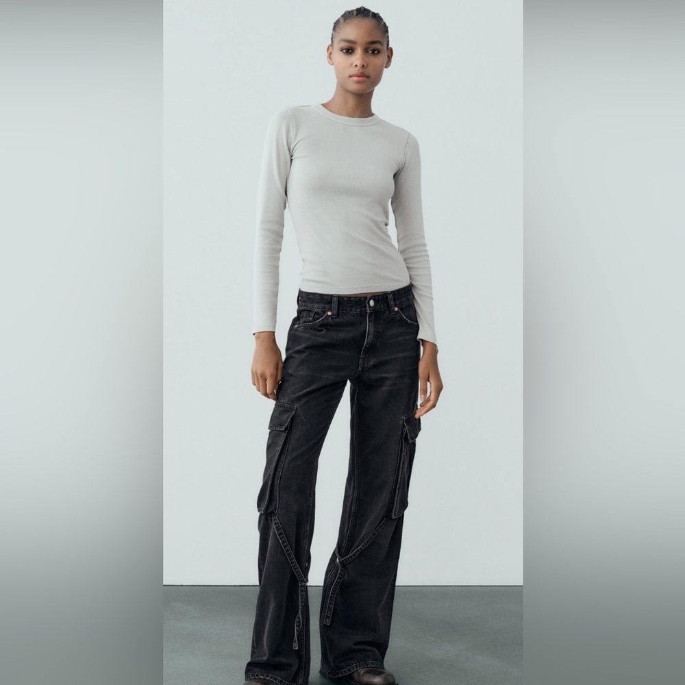 Zara cargo jeans